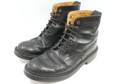 【中古】Tricker's レディースブーツ UK3 MALTON COUNTRY BOOT Tricker's UK3 黒 ブラック レザー L5180