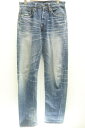 【中古】SUGAR CANE メンズデニムパンツ W30×L34 Lot.065 UNION STAR JEANS SUGAR CANE W30×L34 インディゴブルー 藍 無地