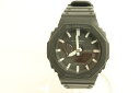 【中古】CASIO メンズ腕時計 -- G-SHOCK CASIO -- 黒 ブラック ロゴ GA-2100-1AJF(2)