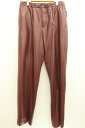 【中古】TOGA メンズパンツ 50 22AW センタープレスフェイクレザーパンツ TOGA ARCHIVES 50 ボルドー 赤紫 無地(4)