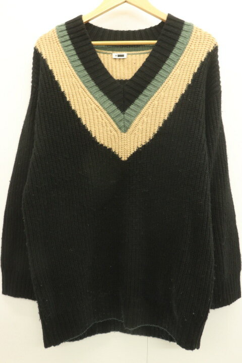 Rakuten - 【中古】BEAUTY & YOUTH UNITED ARROWS レディースニット セーター -- RIB TILDEN KNIT PULLOVER H BEAUTY & YOUTH UNITED ARROWS -- 黒 ブラック