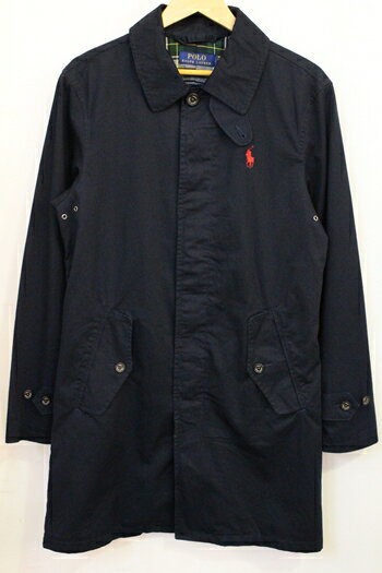 【中古】 RALPH LAUREN メンズコート XS POLO RALPH LAUREN/City Walking Coat/XS/紺 ネイビー