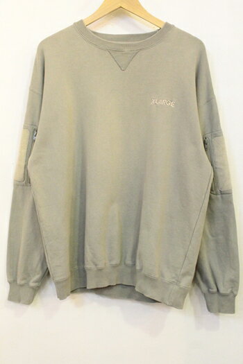 yÁz X-LARGE YXEFbg M XLARGE/MILITARY CREW NECK SWEAT/M/ O[