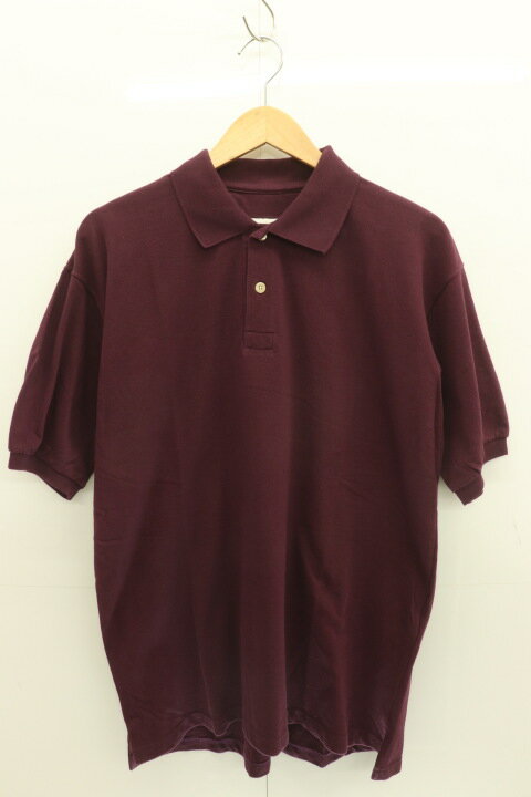 Rakuten - 【中古】ts(s) メンズポロシャツ 3 Cotton Pique Jersey Big Polo Shirt ts(s) 3 紫 パープル 無地