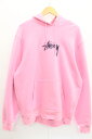 【中古】STUSSY メンズパーカー L STOCK