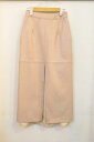 【中古】 AMERI レディーススカート S AMERI/DEEP SLIT FAKE LEATHER SKIRT/S/ピンク 桃