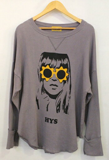 【中古】 HYSTERIC GLAMOUR レディーススウェット F HYSTERIC GLAMOUR/GIRLS TRIPS MUSIC スウェット/F/紫 パープル/プリント