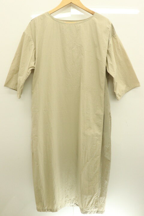 【中古】 maturely レディースワンピース -- Nylon and Ripstop Escargot Dres maturely -- ベージュ ..