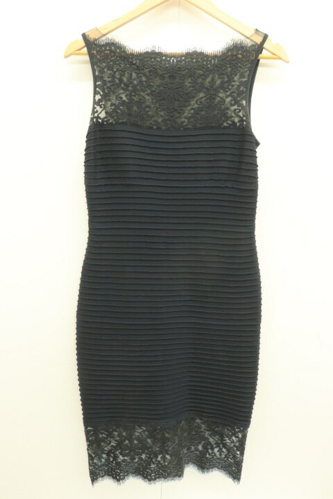 【中古】 TADASHI SHOJI レディースワンピース -- ワンピース TADASHI SHOJI -- 紺 ネイビー レースのサムネイル