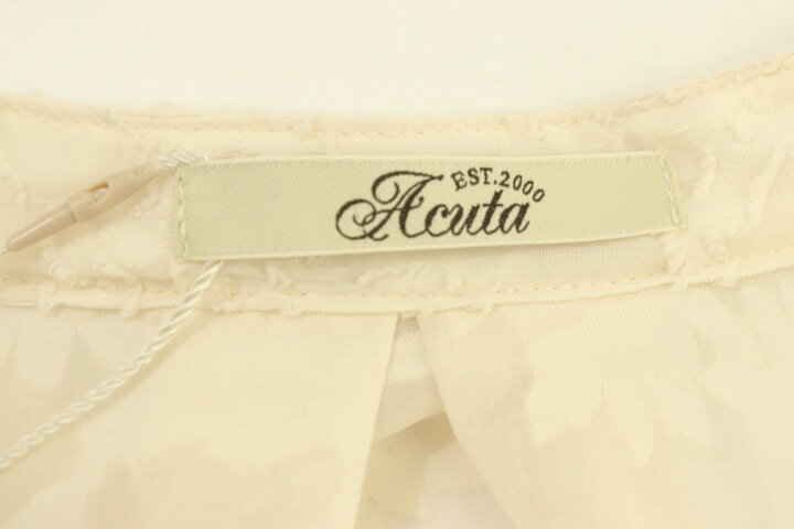 【中古】 ACUTA レディースシャツワンピース F シャツワンピース ACUTA F アイボリー