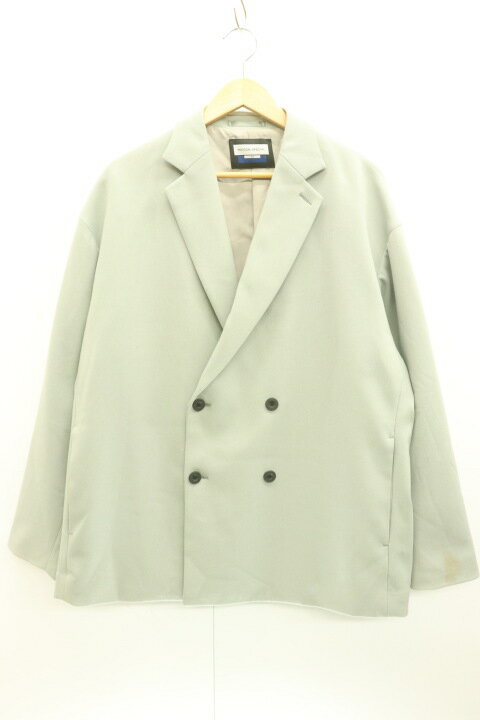 Rakuten - 【中古】 MAISON SPECIAL メンズジャケット M LANATEC ストレッチプライムオーバーダブルジャケット MAISON SPECIAL M 水色 アクアブルー 無地