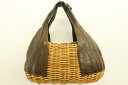 【中古】 ebagos レディースカゴバッグ -- Welcome to the fruit parlor ebagos -- 茶 ブラウン ベージュ 肌色