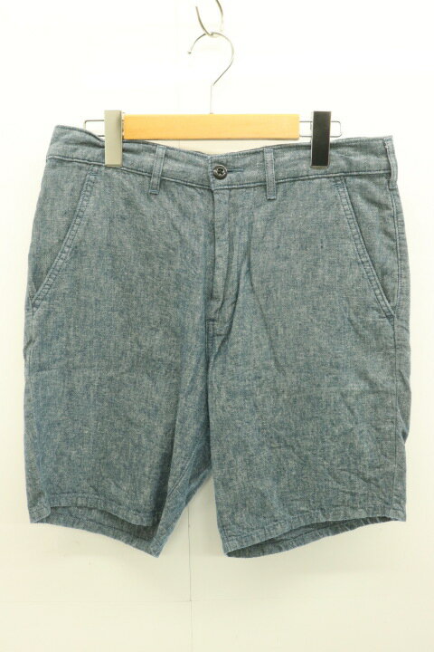 【中古】 LEVIS メンズハーフパンツ 30 Straight Chino Shorts LEVIS 30 青 ブルー 無地