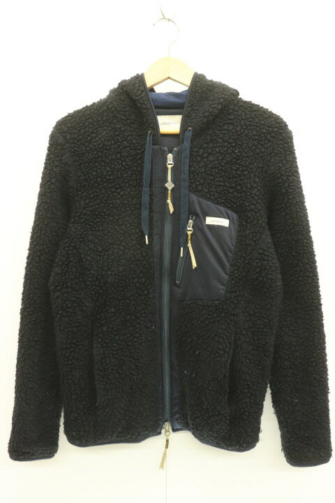 Rakuten - 【中古】 Seagreen メンズフリースジャケット 3 ボアフリースジャケット/Seagreen/3/紺 ネイビー/無地