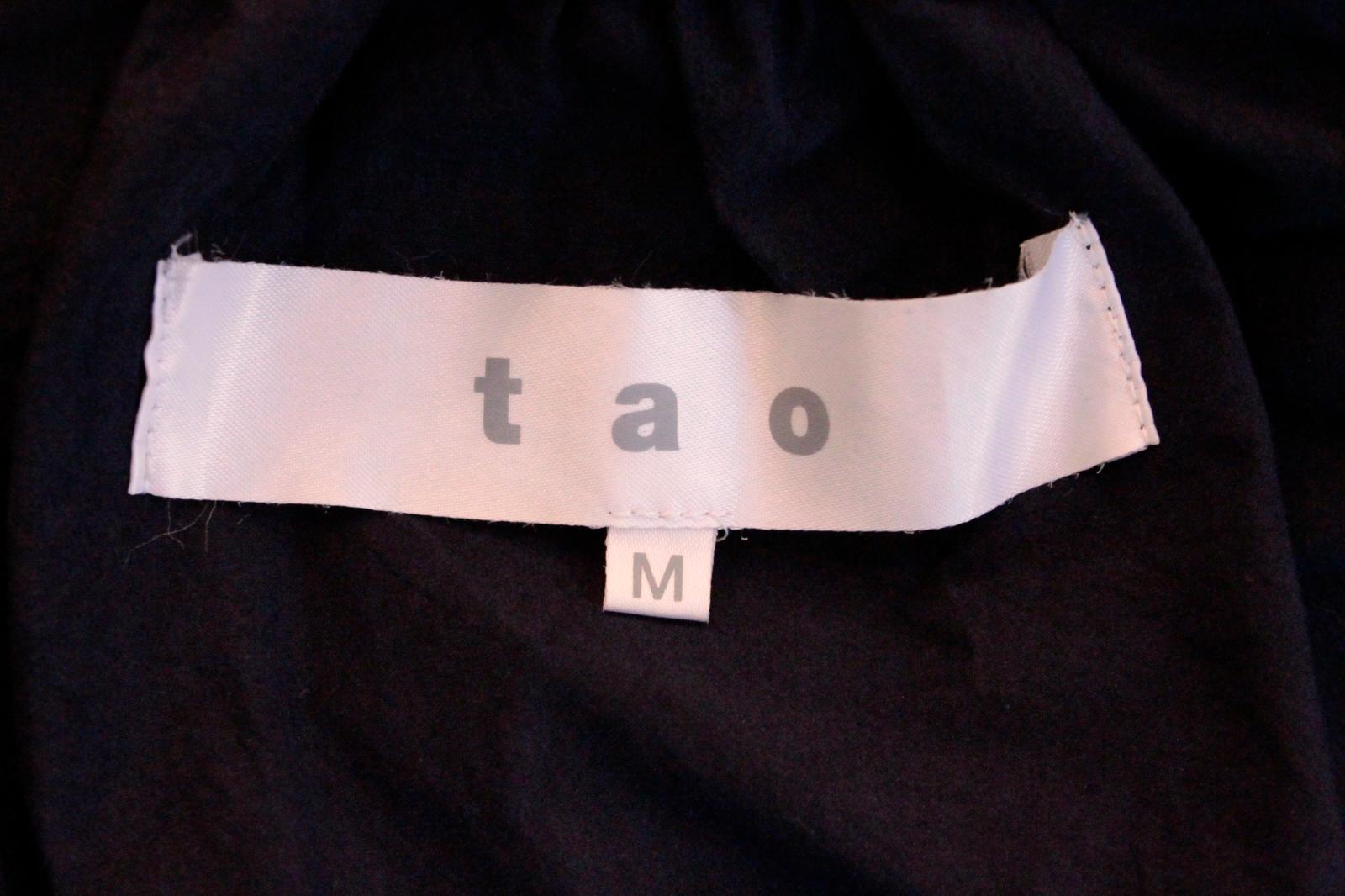 【中古】 COMME des GARCONS レディースブラウス M TAO COMME des GARCONS/21SS/リボンスリーブブラウス/M/紺 ネイビー/TI-B031