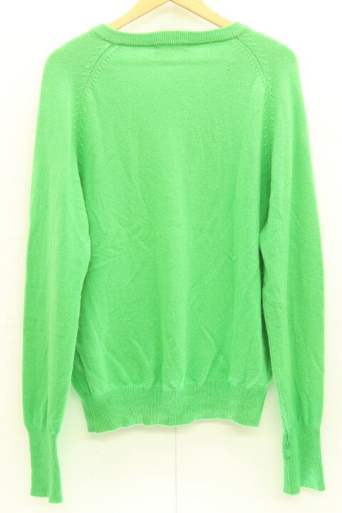 【中古】 dunlop phoenix tournament メンズニット セーター L Vネック ニット dunlop phoenix tournament L 緑 グリーン 刺繍
