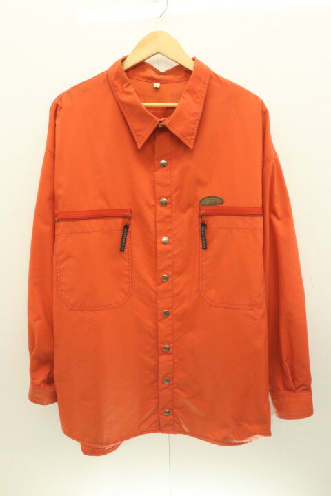 【中古】 OXBOW メンズジャケット L ジャケット OXBOW L 赤 レッド ロゴ