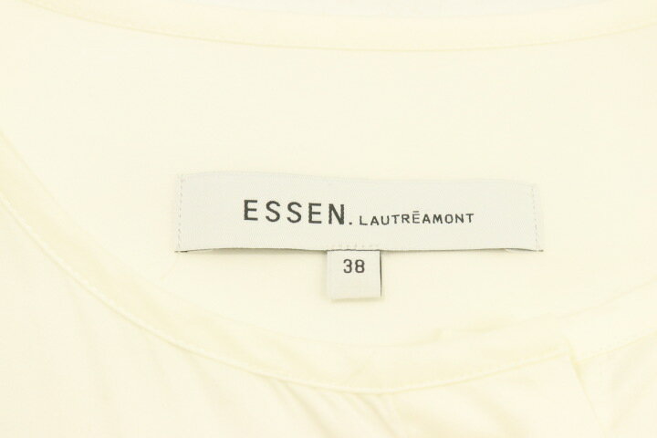 【中古】 LAUTREAMONT レディースシャツワンピース 38 ESSEN シャツワンピース LAUTREAMONT 38 白 ホワイト 無地