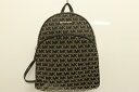【中古】 Michael Kors レディースリュック バックパック -- モノグラムリュック バックパック Michael Kors -- 黒 ブラック ベー...