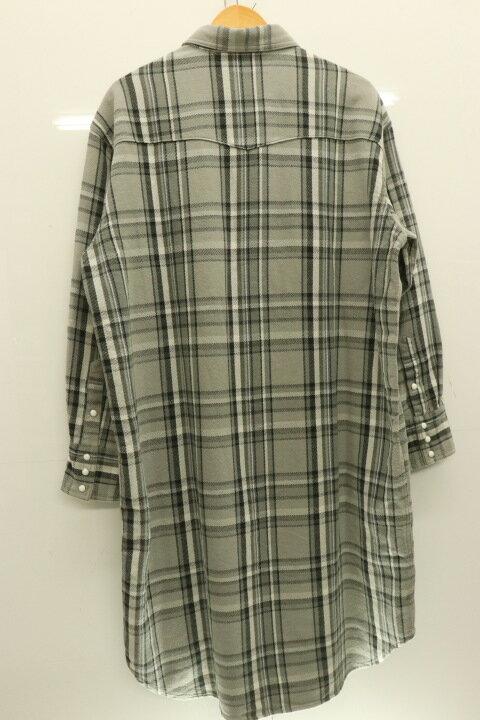 【中古】 BIG MAC レディースシャツワンピース 0 シャツワンピース BIG MAC 0 グレー 灰 チェック