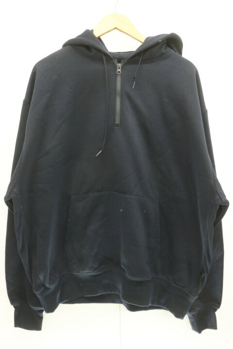 Rakuten - 【中古】 DAIWA PIER39 メンズパーカー L TECH HALF ZIP SWEAT SHIRTS DAIWA PIER39 L 紺 ネイビー 無地