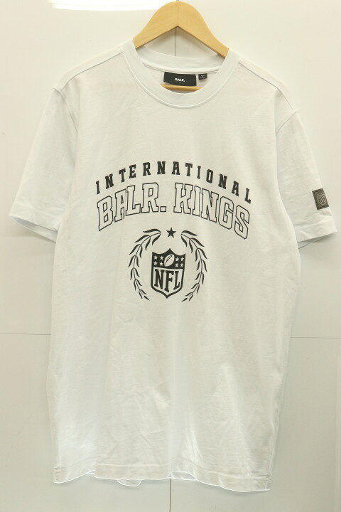 Rakuten - 【中古】 BALR メンズTシャツ L NFL X BALR.T-SHIRT BALR L 白 ホワイト プリント