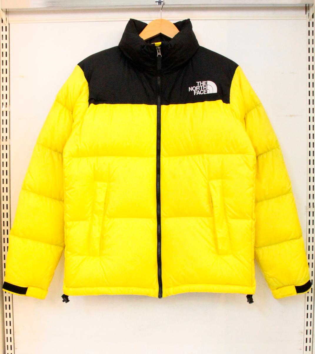 【中古】 THE NORTH FACE メンズダウンジャケット L THE NORTH FACE/NUPTSE JACKET/ダウンジャケット/L/黄 イエロー