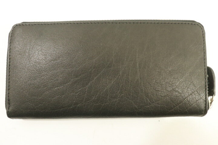【中古】 forbito メンズ長財布 -- 長財布 forbito -- 黒 ブラック 無地