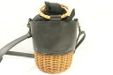 【中古】 The Bagmati レディースカゴバッグ -- ショルダーカゴバッグ The Bagmati -- 黒 ブラック