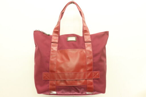 【中古】 PORTER メンズトートバッグ -- B印 YOSHIDA GS 別注 HOLD トート PORTER -- 赤 レッド ロゴ 【中古】 PORTER メンズトートバッグ -- B印 YOSHIDA GS 別注 HOLD トート PORTER -- 赤 レッド ロゴ