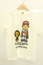 【中古】 A BATHING APE メンズTシャツ M 楽天イーグルス BABY MILO 岩隈 Tシャツ A BATHING APE M 白 ホワイト プリント