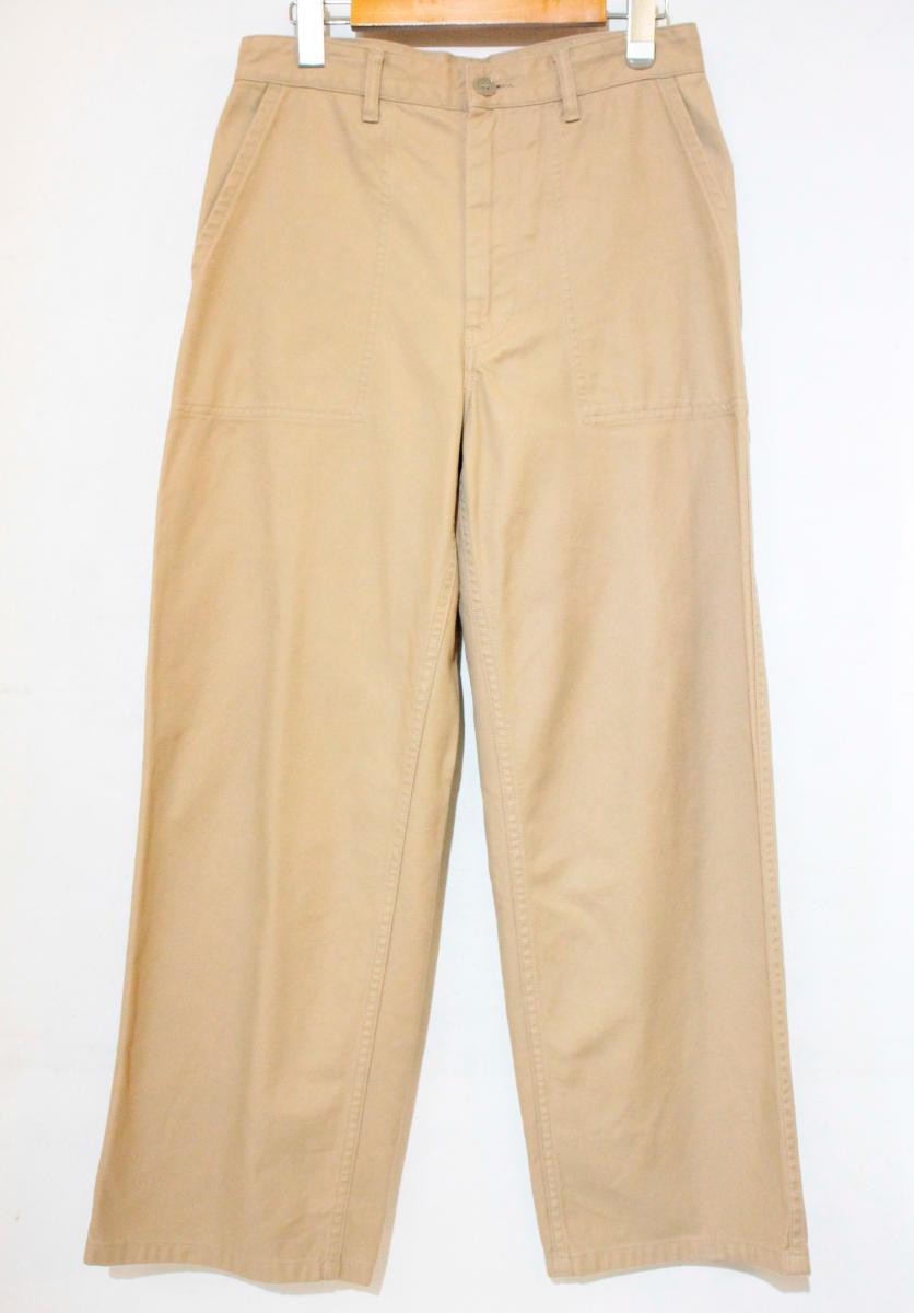 DANTON□シンチバック ワークパンツ ベイカーパンツ 34 コットン