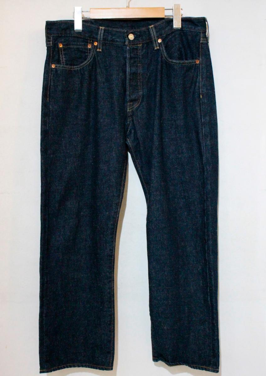 【中古】 LEVIS メンズデニムパンツ W33×L32 LEVIS/501/ORIGINAL SELVEDGE DENIM/W33×L32/インディゴブルー 藍