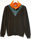 【中古】 KOLOR BEACON メンズニット セーター 2 KOLOR BEACON/20AW/杢ウールVネックニット/2/茶 ブラウン/20wbm-no1331