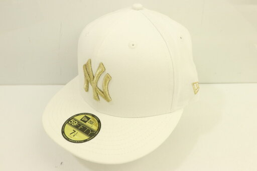 【中古】 NEW ERA メンズキャップ -- 59FIFTY ベースボールキャップ NEW ERA 57.7cm 白 ホワイト ロゴ 【中古】 NEW ERA メンズキャップ -- 59FIFTY ベースボールキャップ NEW ERA 57.7cm 白 ホワイト ロゴ