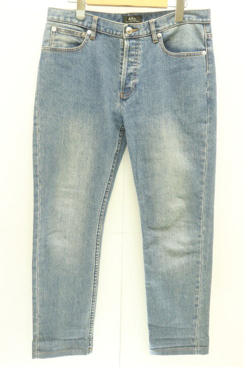 Rakuten - 【中古】 A.P.C. メンズデニムパンツ 30 PETIT NEW STANDARD デニムパンツ A.P.C. 30 インディゴブルー 藍 無地