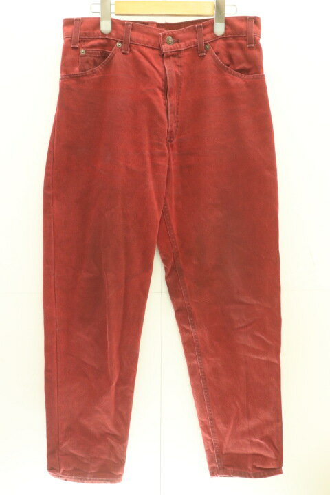 Pants - 【中古】 LEVIS メンズデニムパンツ W32×L30 550デニムパンツ/LEVIS/W32×L30/赤 レッド/オレンジタブ/ボタン裏515