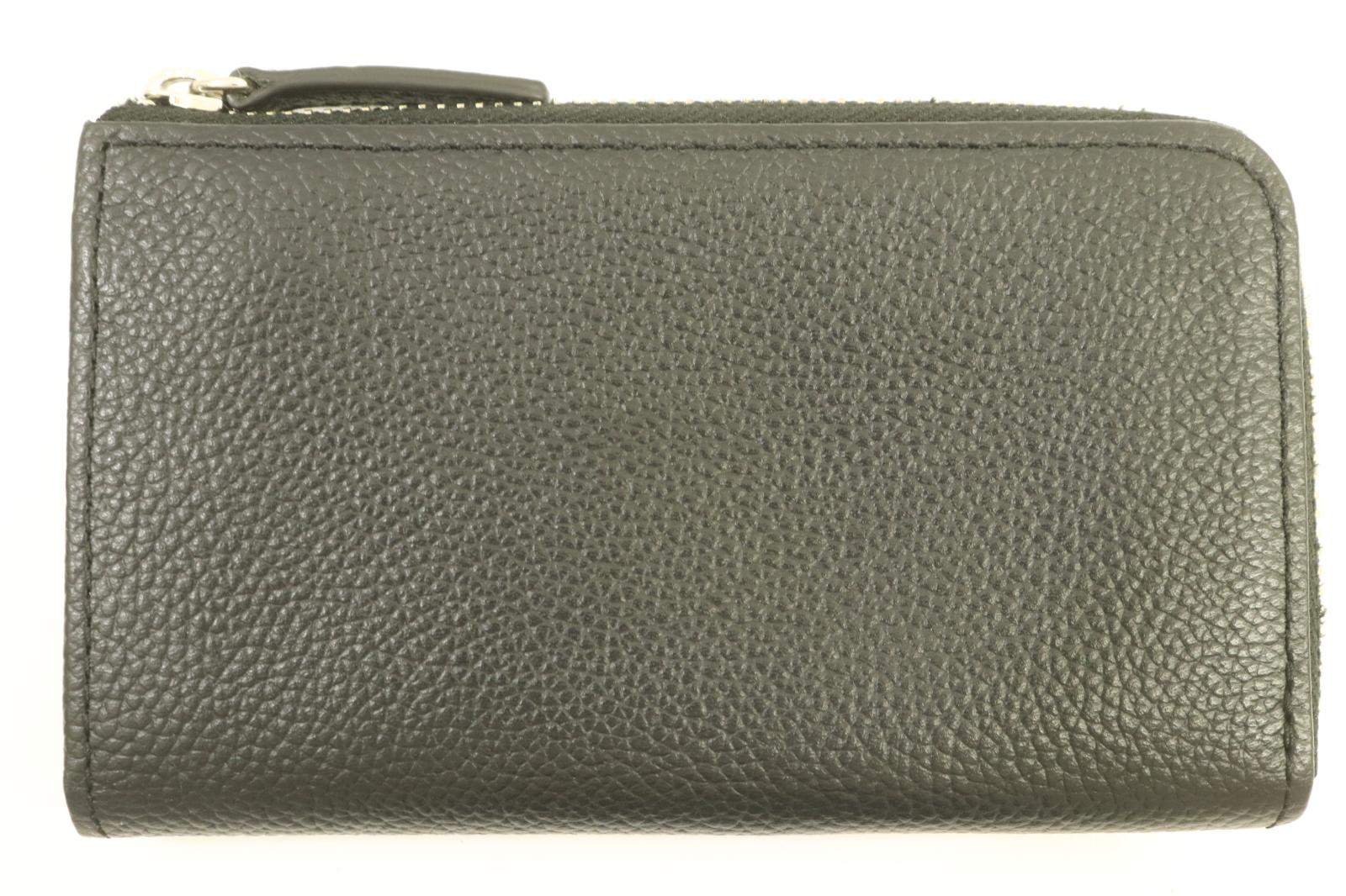 【中古】 BUSINESS LEATHER FACTORY メンズ財布 -- L字 ショートミニウォレット BUSINESS LEATHER FACTORY -- 黒 ブラック 無地