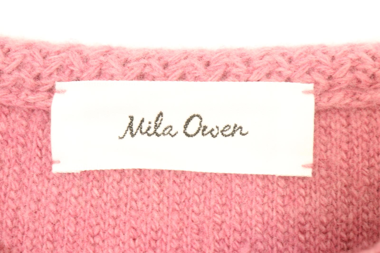 【中古】 Mila Owen レディースカーディガン 1 パイル編みショート丈金釦ニットジャケット Mila Owen 1 ピンク 桃 無地 webstyle-10234400 Style(ブランド古着のスタイル) サンプル画像3