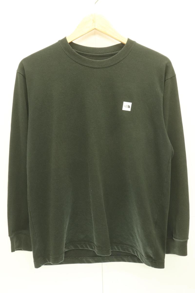 【中古】 THE NORTH FACE メンズロンT M L S SM BOX LOGO THE NORTH FACE M 黒 ブラック プリント