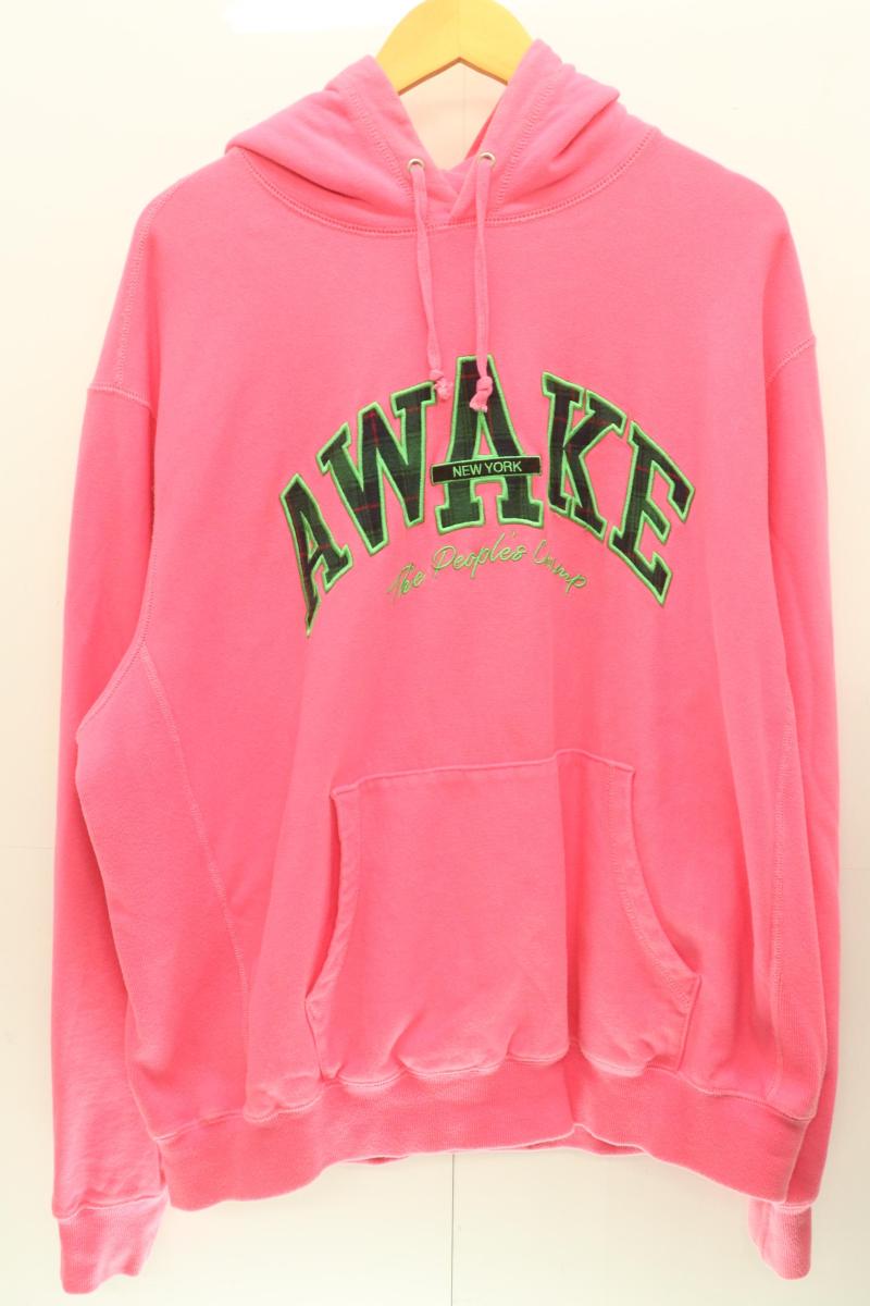 樂天商城 - 【中古】 Awake NY メンズパーカー L Peoples Champ Plaid Logo Hoodie Awake NY L ピンク 桃