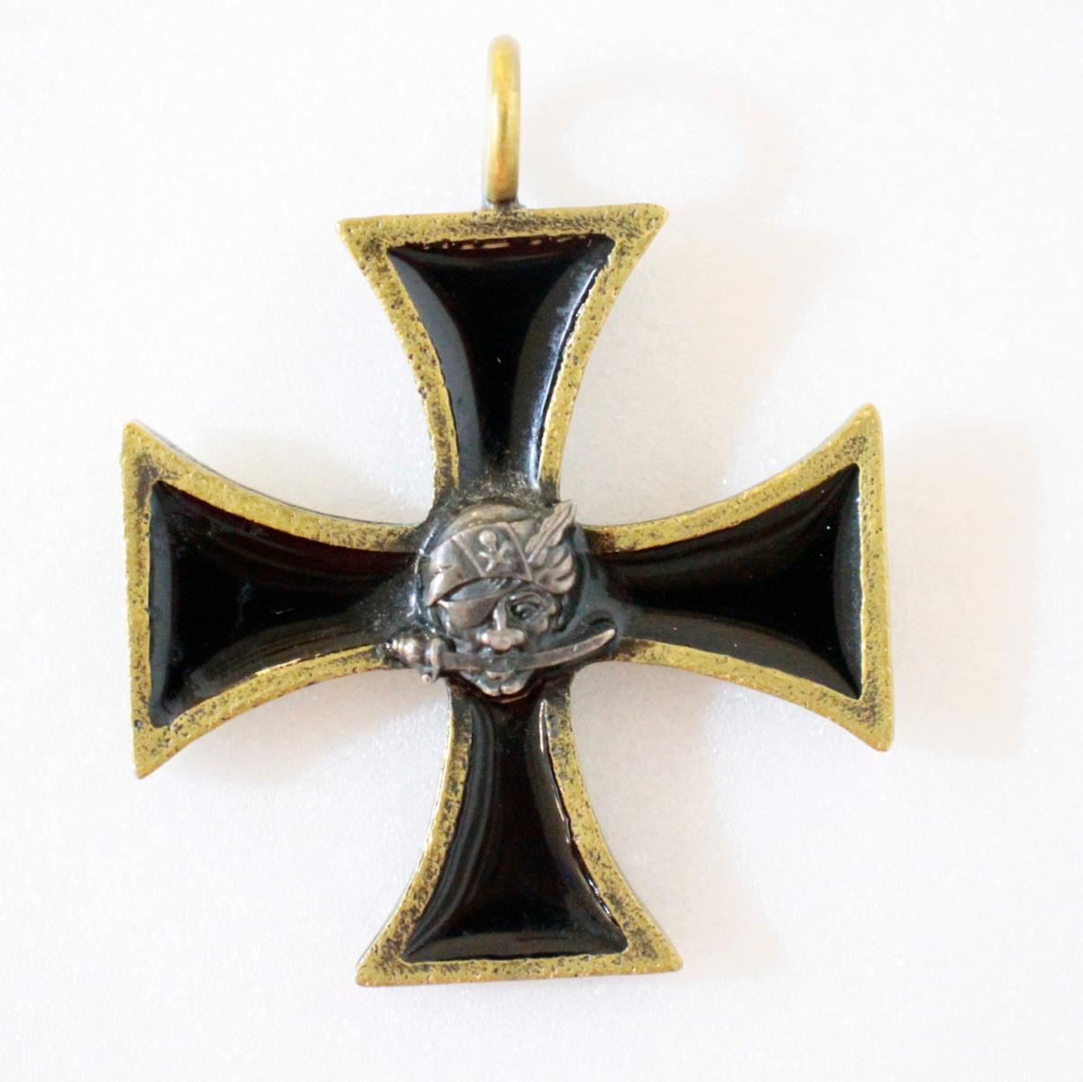 【中古】 WEIRDO メンズペンダントトップ WEIRDO/パイレーツアイアンクロスネックレス/ペンダントトップ