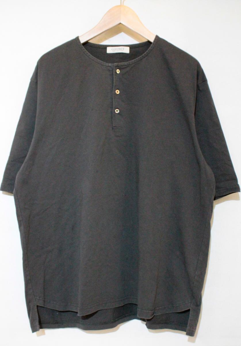 【中古】 nest Robe メンズTシャツ 3 nest Robe CONFECT/ドライコットン天竺 ヘンリーネックTシャツ/3/..