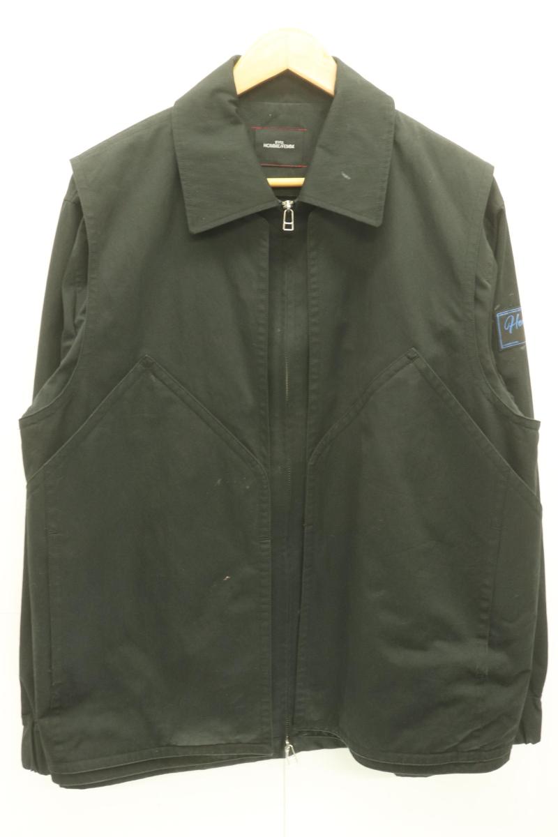 Rakuten - 【中古】 SYU.HOMME メンズジャケット 2 Docking vest shirts SYU.HOMME 2 黒 ブラック