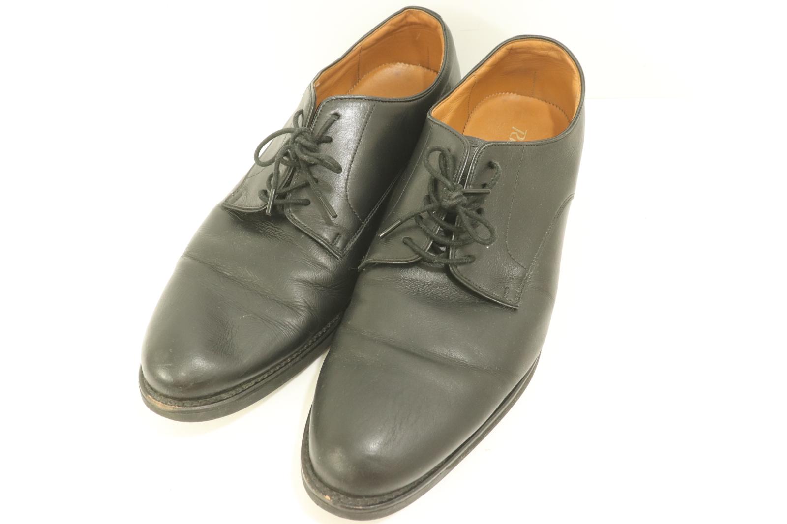 Rakuten - 【中古】 RUNWALK メンズレザーシューズ 25 GEL-BIZ GORE-TEX RUNWALK 25 黒 ブラック 無地