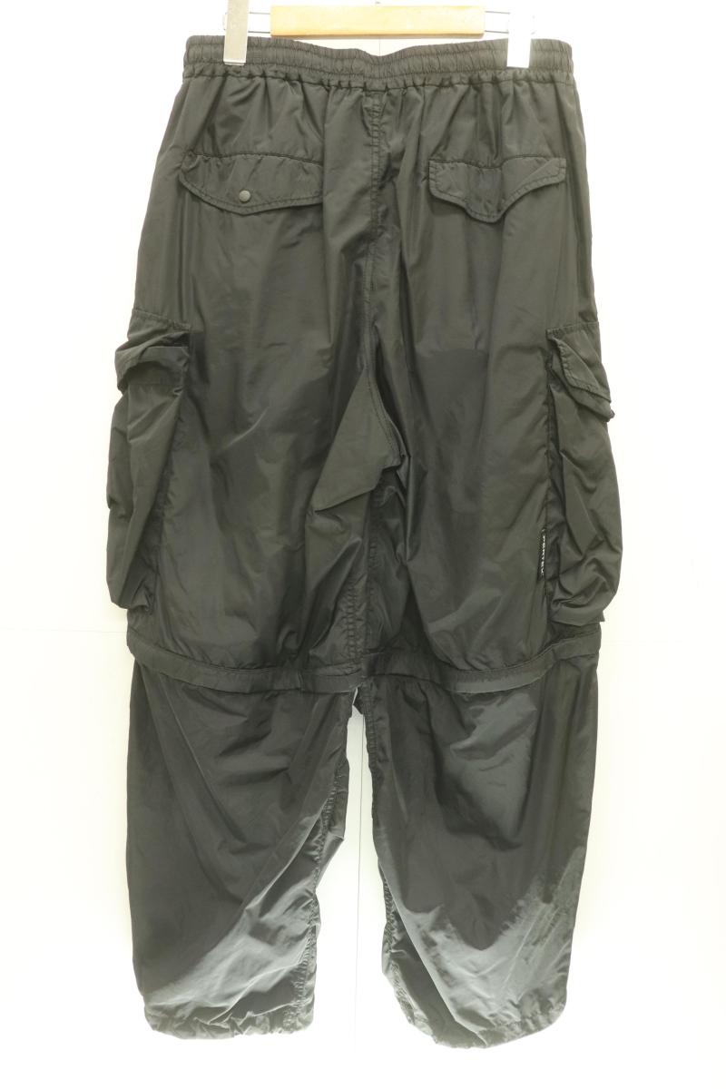 【中古】 FREAK'S STORE メンズカーゴパンツ L ナイロンカーゴパンツ FREAK'S STORE L 黒 ブラック