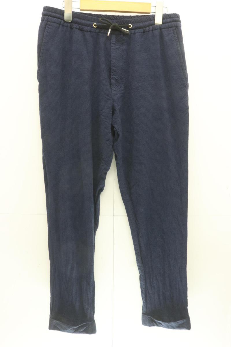 Rakuten - 【中古】 Paul Smith メンズイージーパンツ L ソリッドウール テーパード トラウザーズ Paul Smith L 紺 ネイビー チェック