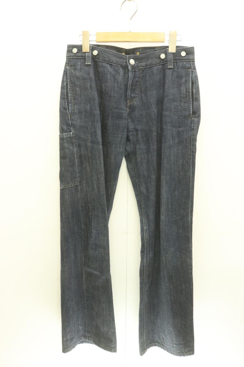 Rakuten - 【中古】 Margaret Howell レディースデニムパンツ W27×L32 ORGANIC COTTON DENIM Margaret Howell x EDWIN W27×L32 紺 ネイビー