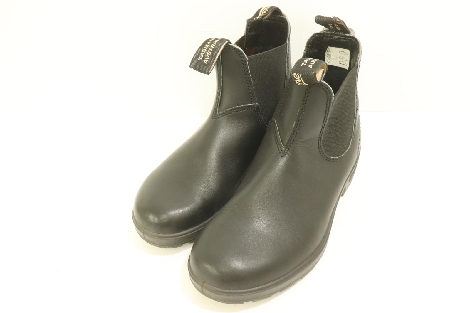 【中古】 blund stone レディースブーツ US4.5 ELASTIC SIDED BOOT blund stone US4.5 黒 ブラック 無地