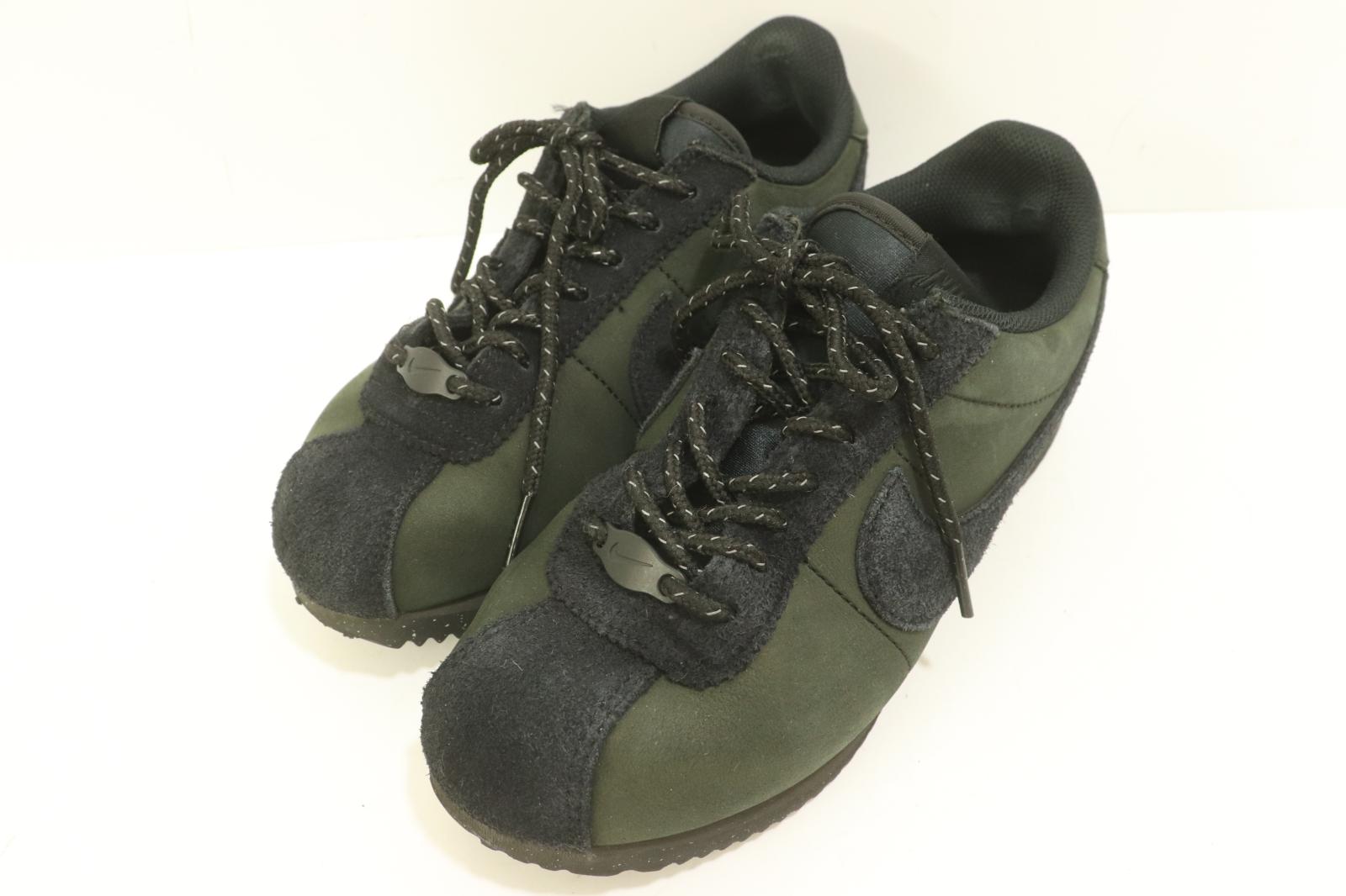 Rakuten - 【中古】 NIKE レディーススニーカー 22 WMNS CORTEZ PRM NIKE 22 黒 ブラック ロゴ
